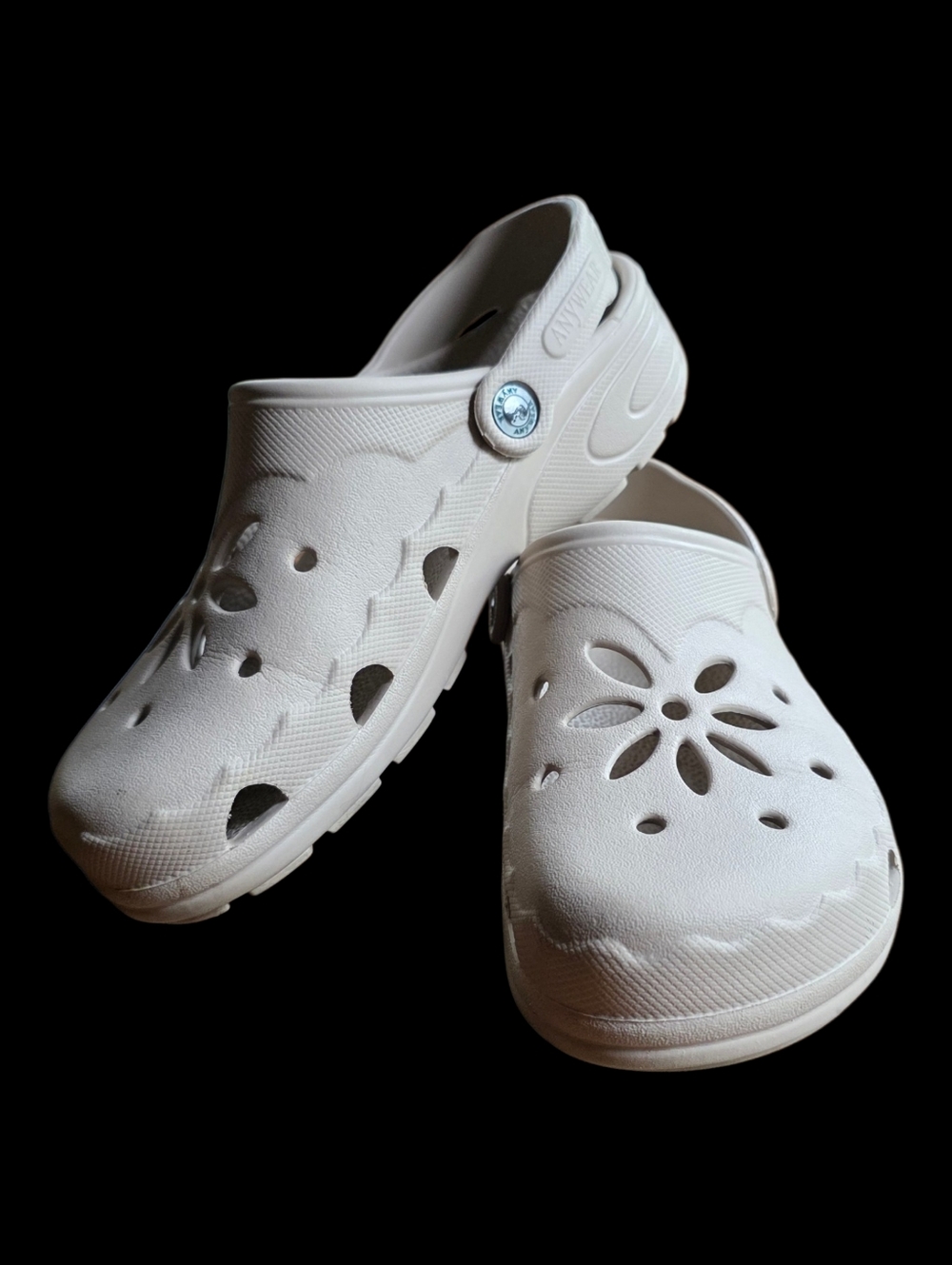 Y2K Anywear Unisex Floral Cutout Comfort Clogs Shoes W8/M6